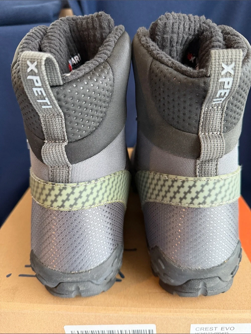 Xpeti Crest EVO Men's Gray Tactical Boots Sz 9.5 P788&SS